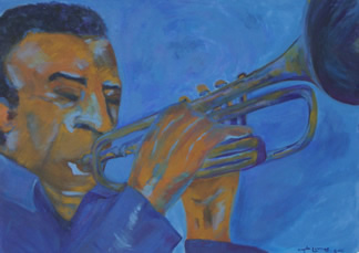 Trompetista Azul, de Angela Lemos
