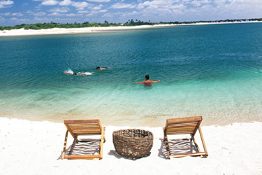 Praia Lacustre - Jijoca- Lagoa Azul - Ceará