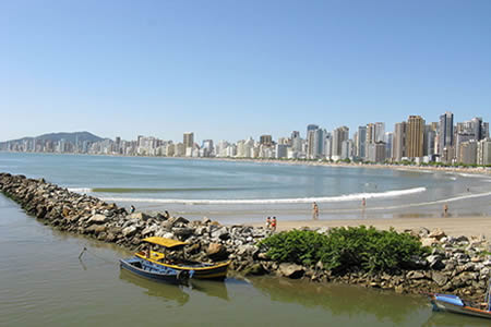 Balneário Camboriú Vista da Barra Norte