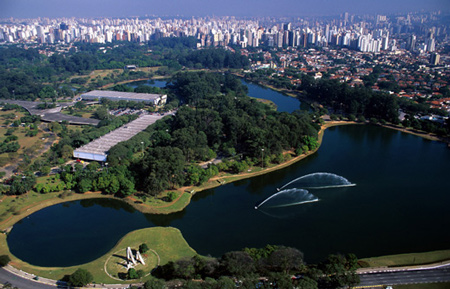 Parque do Ibirapuera em São Paulo