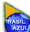Bandeira Globo Brasil Azul