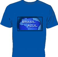 Camiseta Brasil Azul