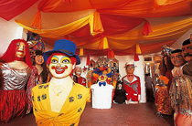 Bonecos gigantes do carnaval de Olinda